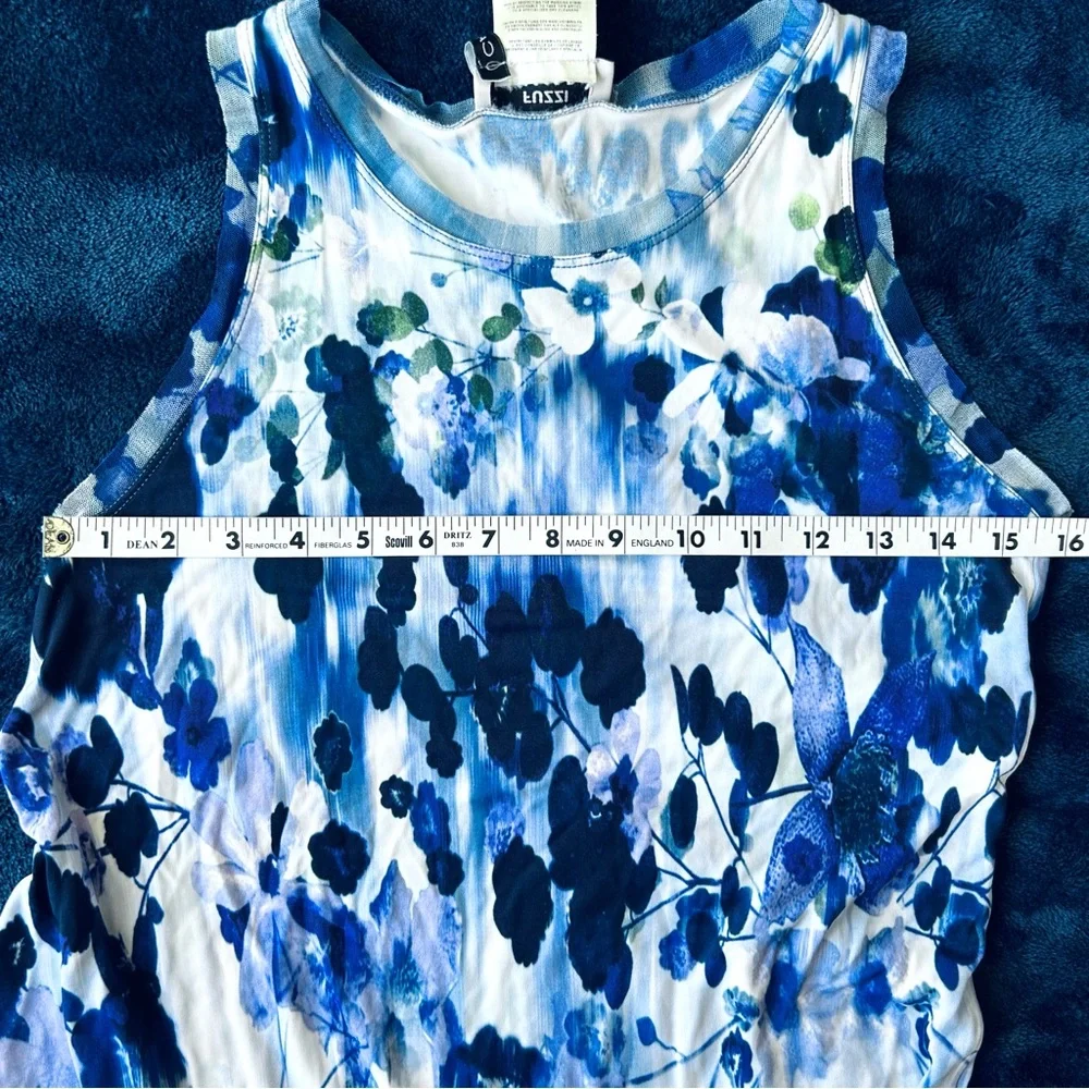 Fuzzi draped mesh trim tank top - Picture 7 of 7